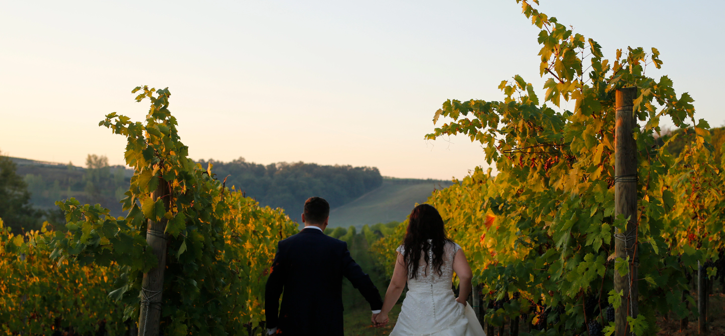 foto sfondo di un matrimonio in esterna